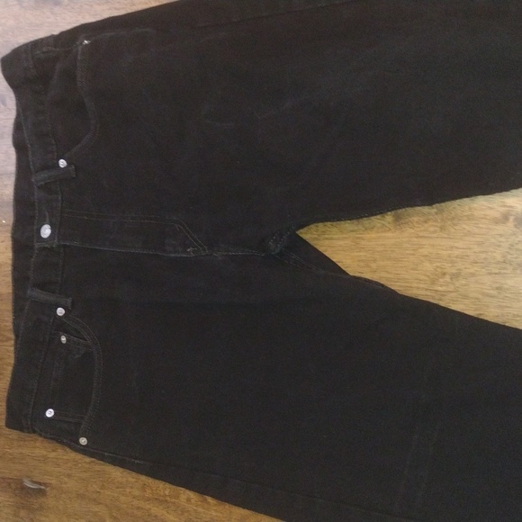 Men's Black Levi 505 W 38 L 30 - Picture 2 of 8